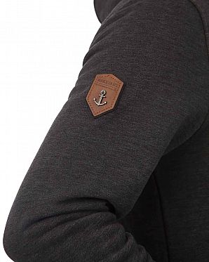 Толстовка мужская с капюшоном Naketano Supapimmel Anthracite Толстовка мужская с капюшоном Naketano Supapimmel Anthracite