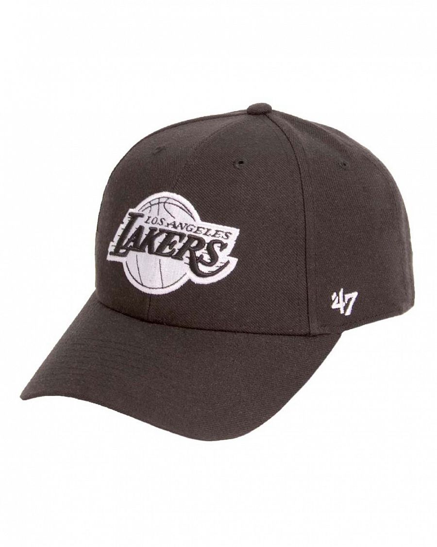 Бейсболка '47 Brand MVP WBV Los Angeles Lakers Black White отзывы