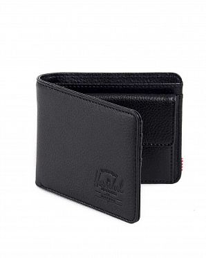 Кошелек Herschel Hank + Coin Leather Black Pebble Кошелек Herschel Hank + Coin Leather Black Pebble