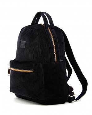 Рюкзак городской небольшой Herschel Nova Small Corduroy Black Рюкзак городской небольшой Herschel Nova Small Corduroy Black