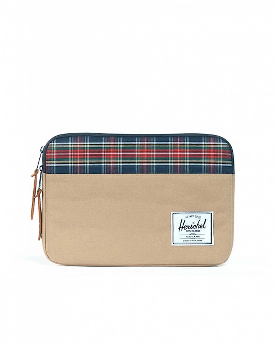 Чехол Herschel Anchor 11 AirBook Sleeve Khaki Tartan отзывы