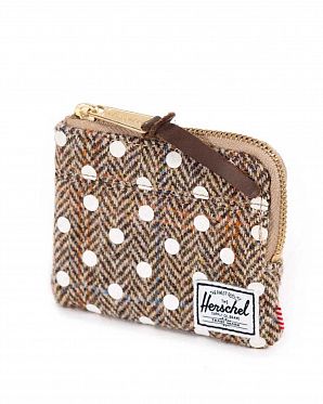 Кошелек Herschel Johnny Harris Tweed White Polka Dot Кошелек Herschel Johnny Harris Tweed White Polka Dot