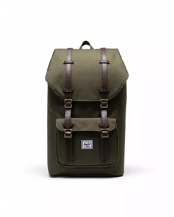 Рюкзак водоотталкивающий большой с отделом для 15 ноутбука Herschel L. America Ivy Green Chicory Cof