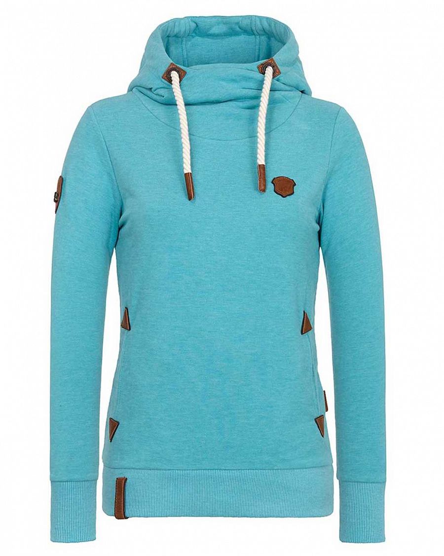 Толстовка женская с капюшоном Naketano Schoene Klaus Fresh Blue отзывы Толстовка женская с капюшоном Naketano Schoene Klaus Fresh Blue отзывы