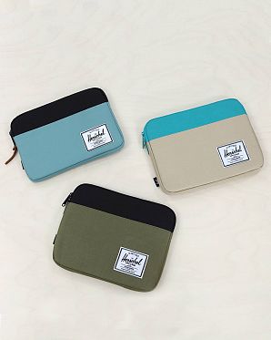 Чехол водоотталкивающий Herschel Anchor iPad Army Black