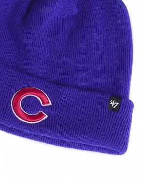 Шапка с подворотом '47 Brand Baseball Chicago Cubs Blue