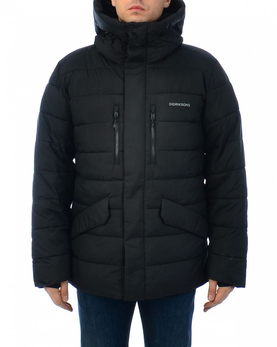 Куртка мужская зимняя водонепроницаемая Швеция Didriksons Paul Black отзывы