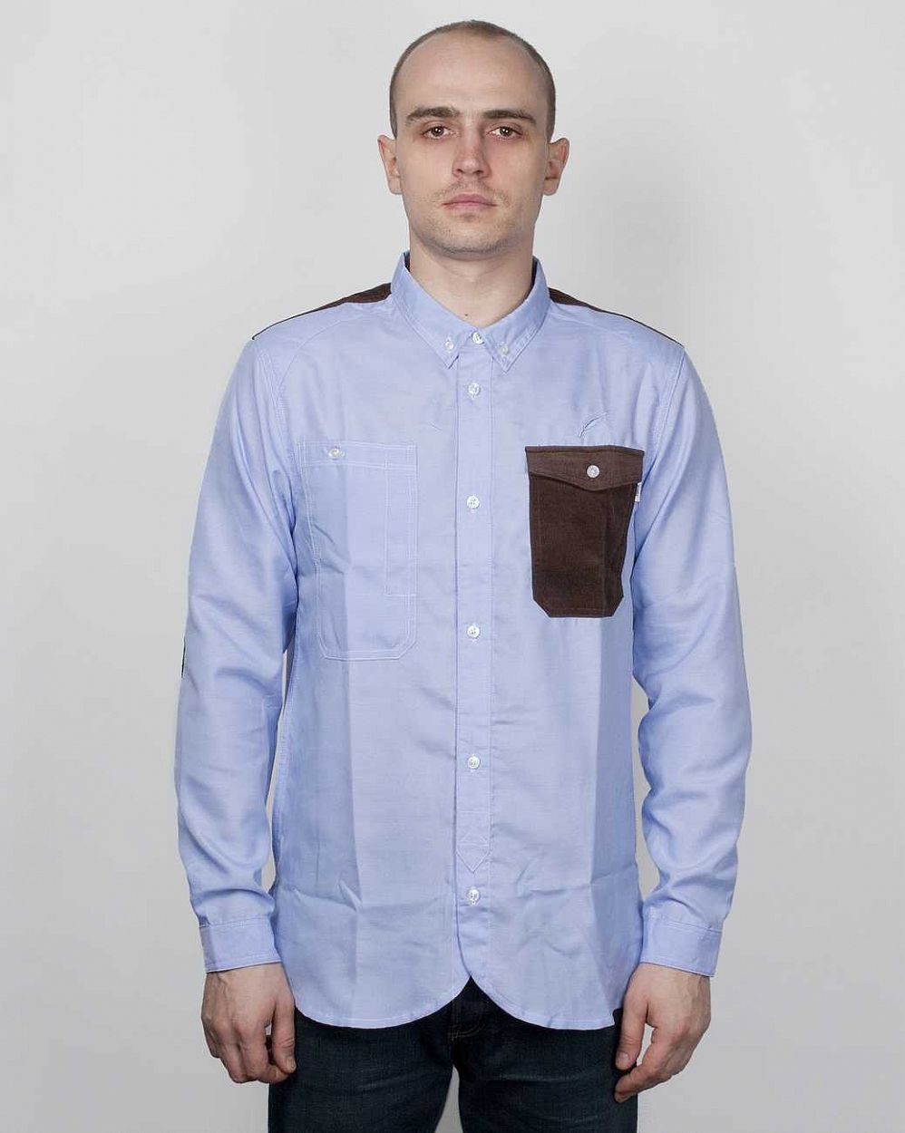 купить Рубашка Publish Alvar Light Blue в Москве купить Рубашка Publish Alvar Light Blue в Москве