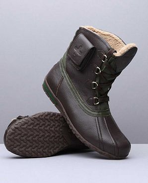 Ботинки мужские кожаные водонепроницаемые Psyberia Jack Brown Green Ботинки мужские кожаные водонепроницаемые Psyberia Jack Brown Green