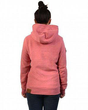 Толстовка женская с капюшоном Naketano Schickobello IV Foggy Rose Melange