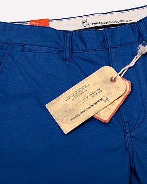 Шорты мужские Knowledge Cotton Apparel Chino Short Blue