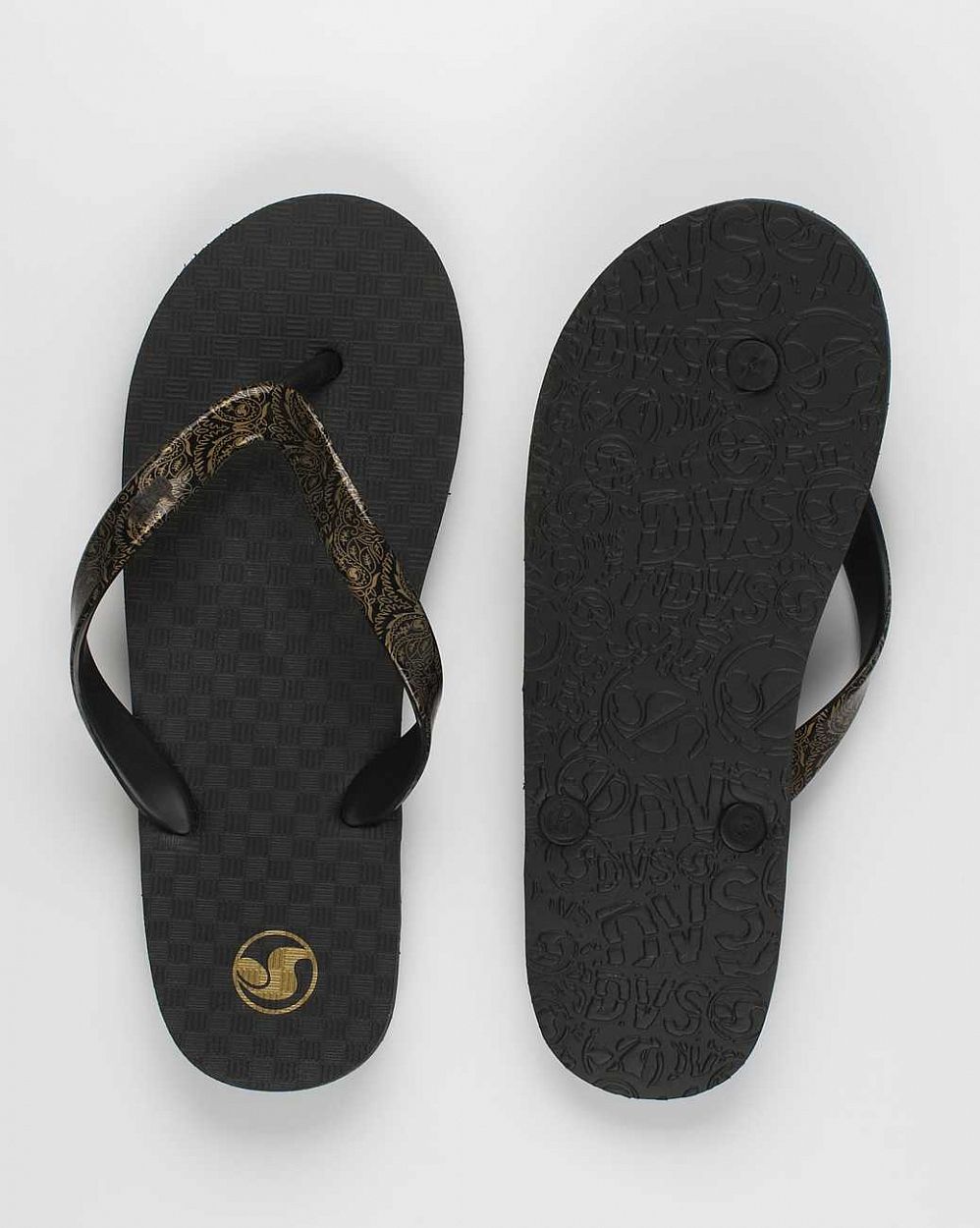 Шлепанцы DVS Peso Prints Gold Bandana отзывы
