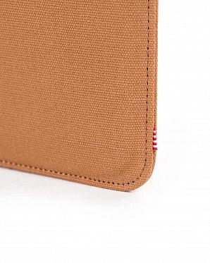 Чехол водоотталкивающий на кнопках кожа Herschel Spokane iPad Air Caramel