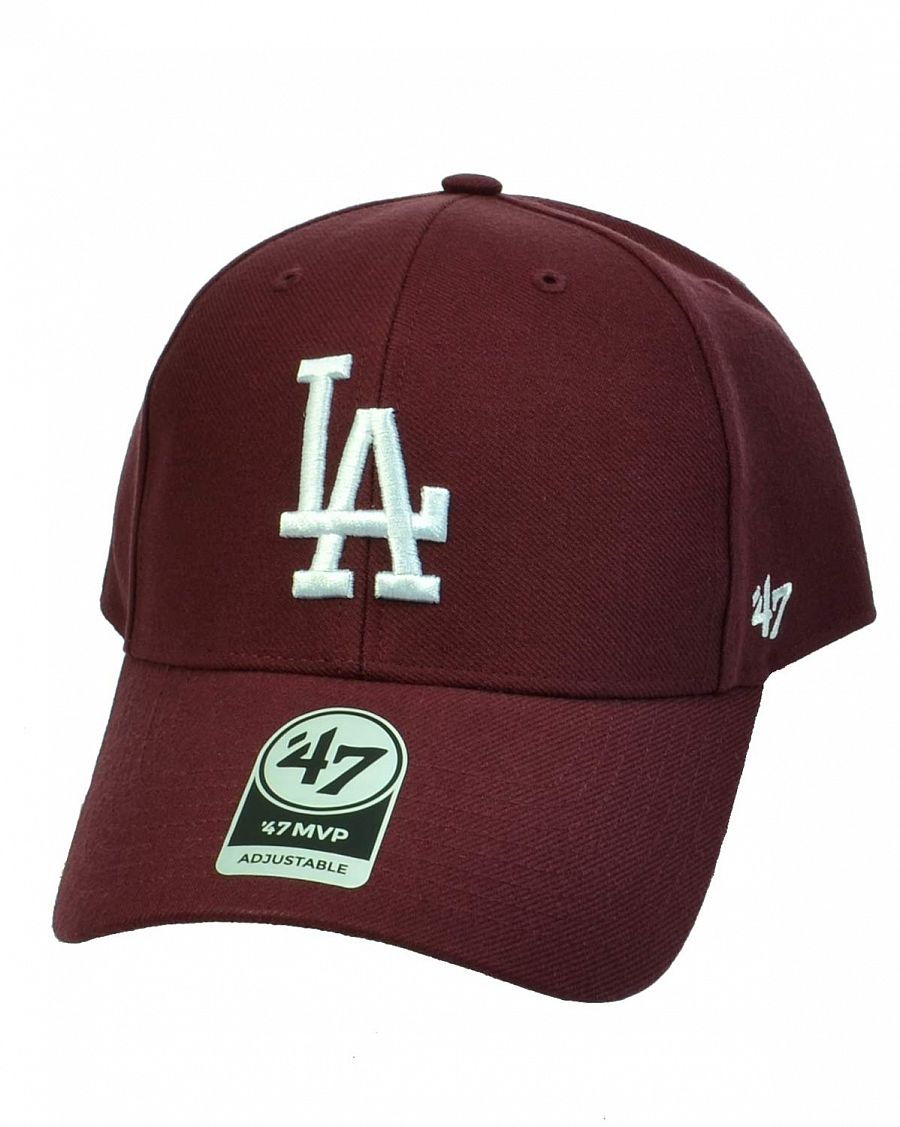 Бейсболка с изогнутым козырьком '47 Brand MVP Los Angeles Dodgers Dark Maroon отзывы