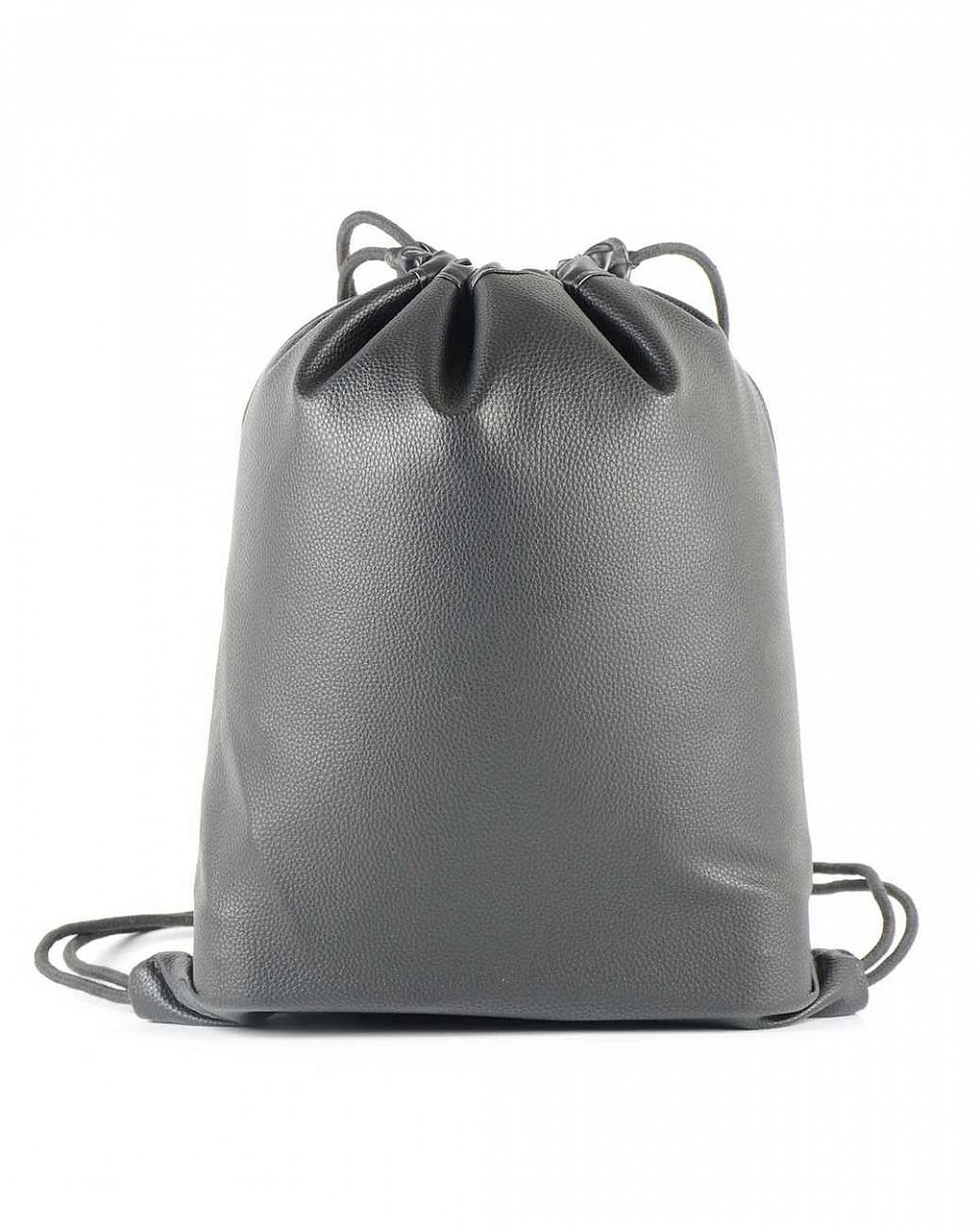 Рюкзак-мешок кожаный Mi-Pac Gold Kit Gym Bag tumbled black отзывы