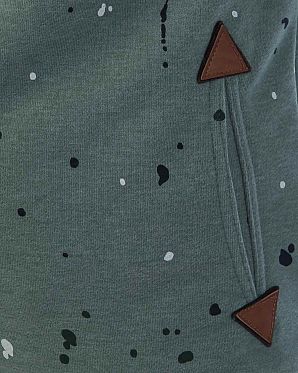 Толстовка женская с капюшоном Naketano Darthovic Green Splash