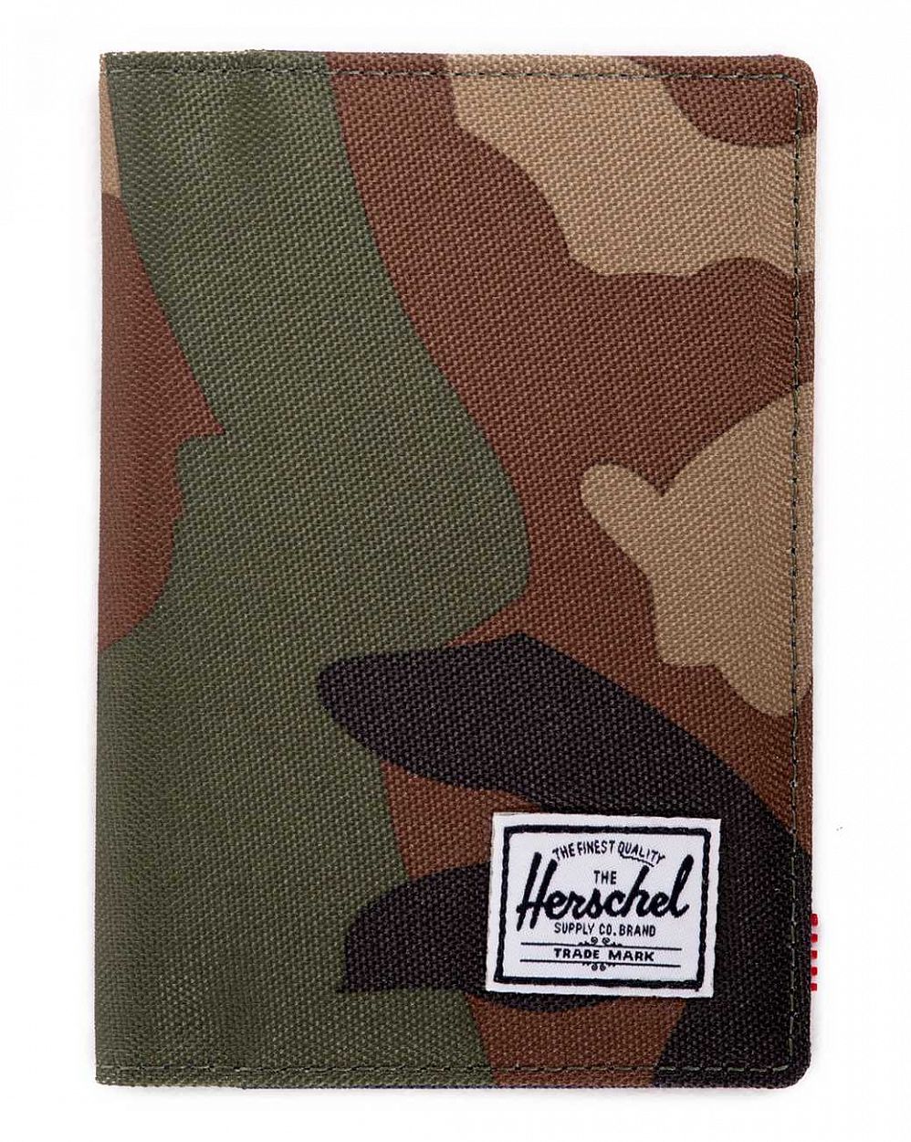 Обложка Herschel Raynor Passport Holder Woodland Camo Navy Red отзывы