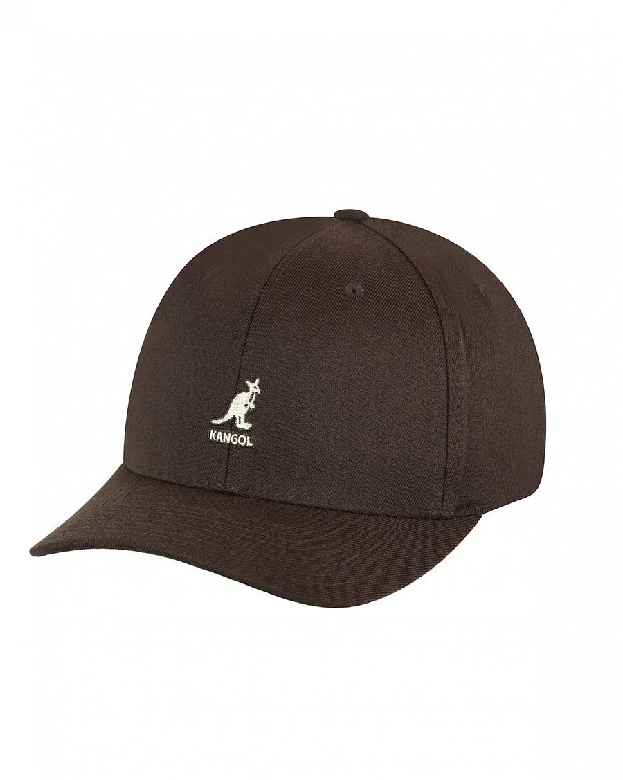 Бейсболка классическая с изогнутым козырьком шерсть Англия Kangol Wool Flexfit Brown отзывы Бейсболка классическая с изогнутым козырьком шерсть Англия Kangol Wool Flexfit Brown отзывы