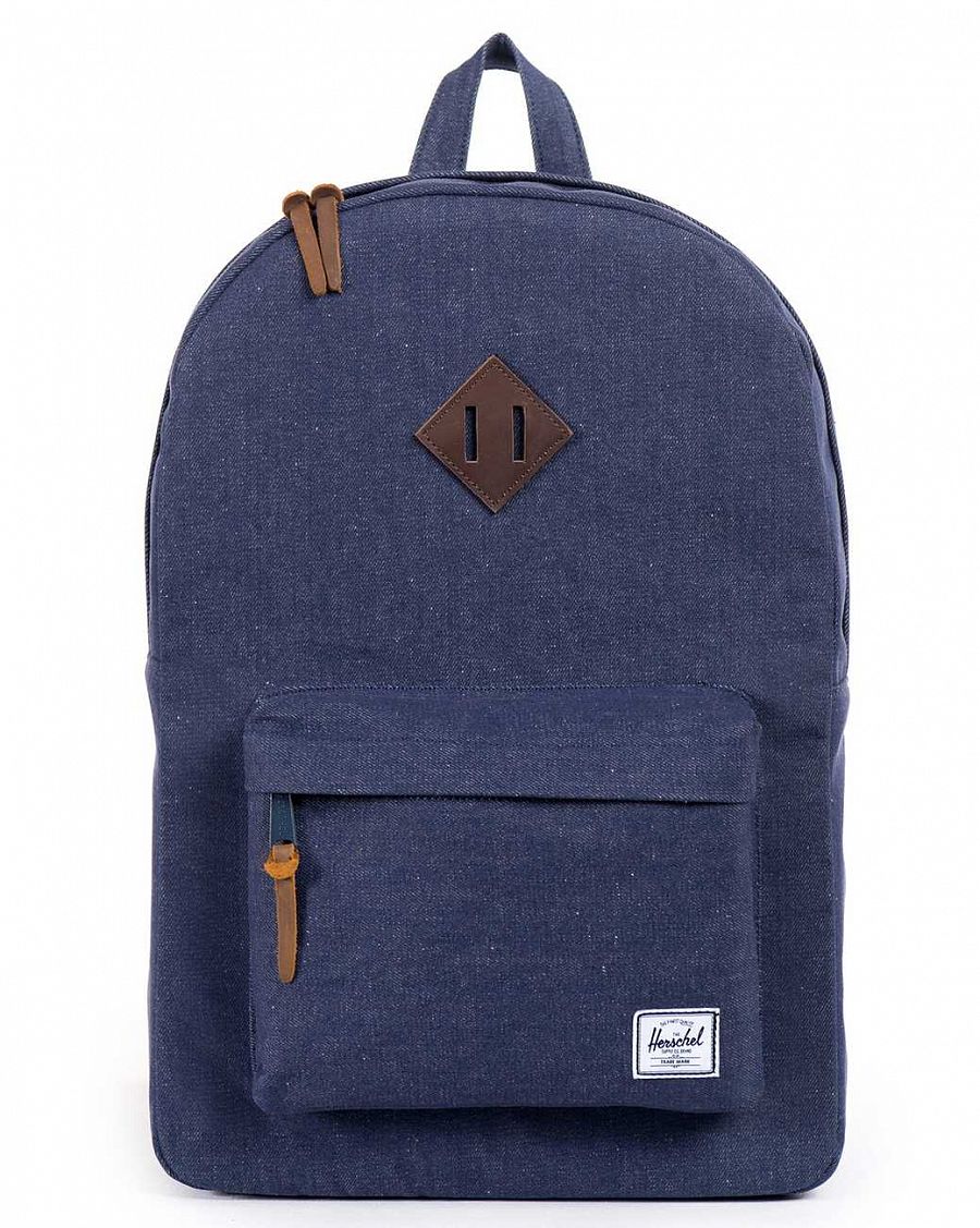 Рюкзак городской премиум Herschel Heritage Indigo Canvas купить с