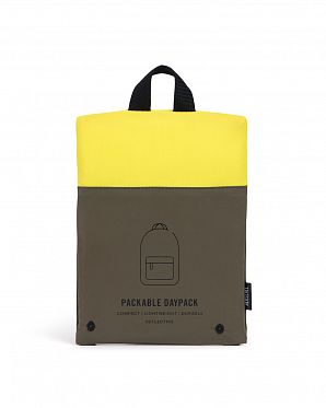 Рюкзак складной светоотражающий Herschel Packable Sulfur Spring Olive Night Black Рюкзак складной светоотражающий Herschel Packable Sulfur Spring Olive Night Black