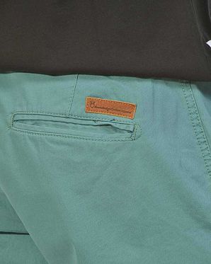 Шорты мужские Knowledge Cotton Apparel Chino ShortTurquoise