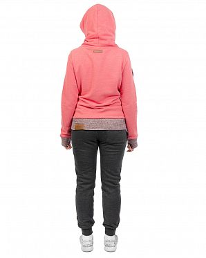 Толстовка женская с капюшоном Германия Naketano The Dark Sides Cherry Melange