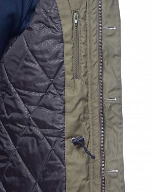 Парка мужская утепленная водоотталкивающая Швеция Elvine Simo Khaki