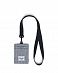 Визитница на шнурке Herschel Charlie Lanyard RFID Raven Crosshatch отзывы