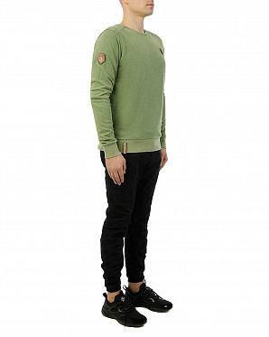 Толстовка мужская свитшот Naketano First Blood Heritage Pine Green Толстовка мужская свитшот Naketano First Blood Heritage Pine Green