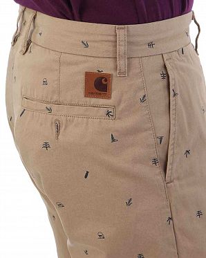 Шорты бермуды Johnson Short Dexter Cotton Twill Leather Blue Шорты бермуды Johnson Short Dexter Cotton Twill Leather Blue