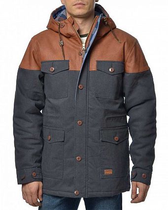 Куртка водоотталкивающая утепленная Iriedaily Dock 36 Navy