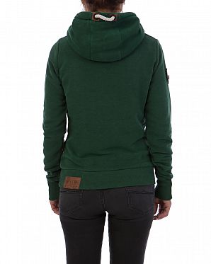 Толстовка женская с капюшоном Naketano Schmierlappen Dirty Green