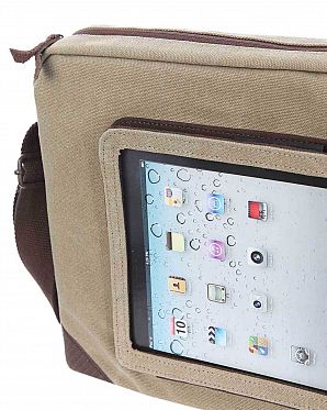 Сумка через плечо водонепроницаемая для 15 ноутбука HEX Cabana Khaki