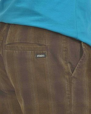 Шорты бермуды Etnies Rivington Plaid Chocolate
