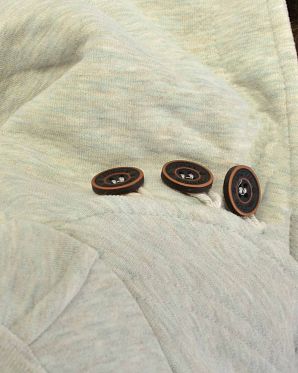 Толстовка женская с капюшоном Naketano Schickobello IV Stone Grey Melange