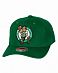 Бейсболка с изогнутым козырьком Mitchell and Ness HEATHER REDLINE Boston Celtics Green