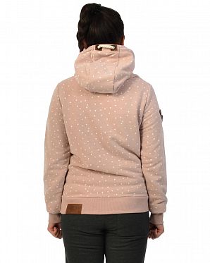 Толстовка женская с капюшоном Naketano Put the D on me II Dusty Pink Mel Толстовка женская с капюшоном Naketano Put the D on me II Dusty Pink Mel