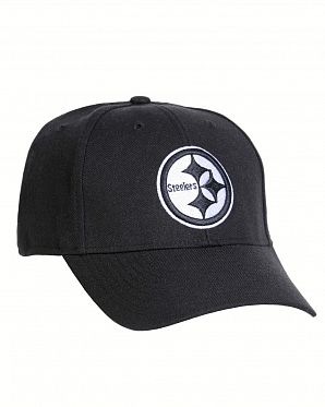 Бейсболка '47 Brand MVP WBV Pittsburgh Steelers Black White Бейсболка '47 Brand MVP WBV Pittsburgh Steelers Black White