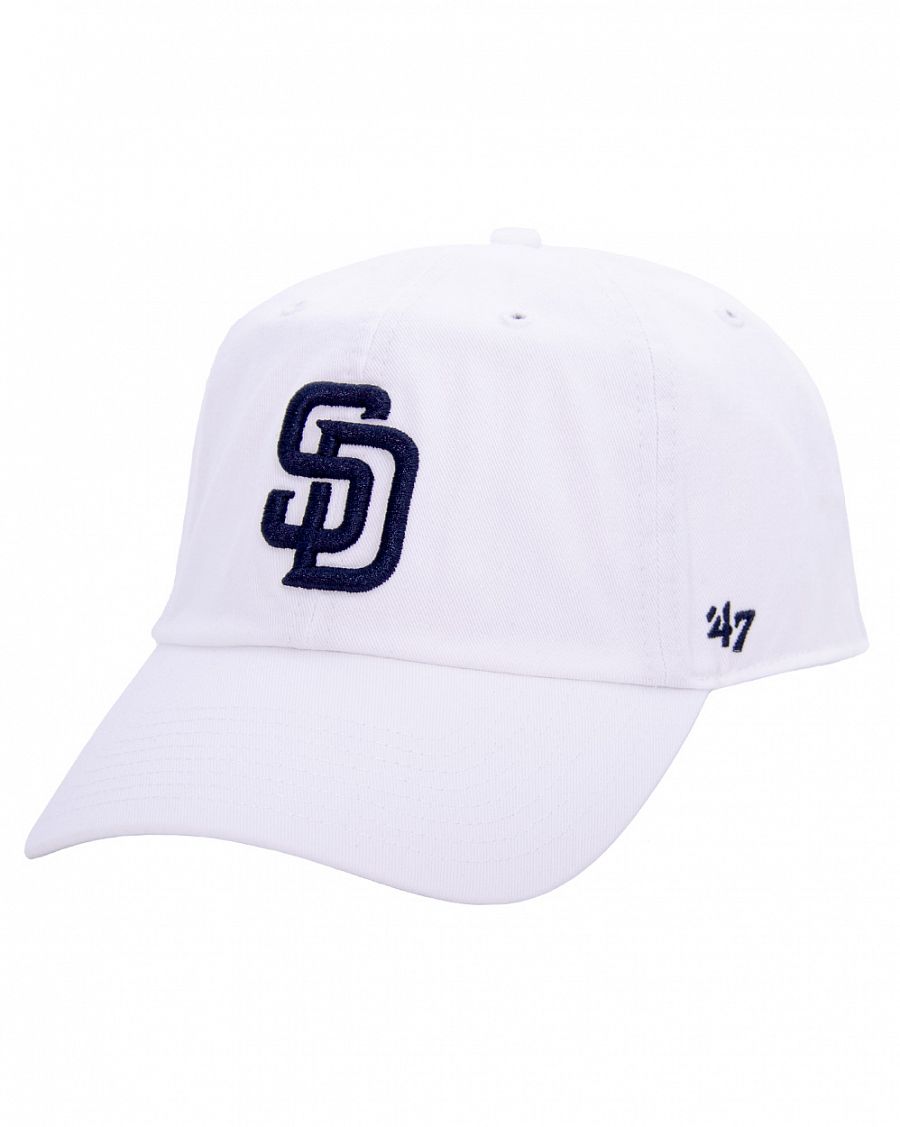 Бейсболка  '47 Brand Clean Up San Diego Padres White отзывы