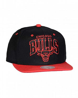 Бейсболка с прямым козырьком Mitchell and Ness EU161 GUARD Chicago Bulls Black Бейсболка с прямым козырьком Mitchell and Ness EU161 GUARD Chicago Bulls Black