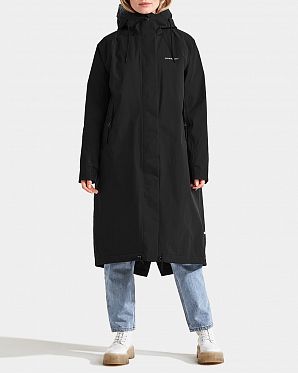 Парка плащ женская Didriksons Alicia 504151 Long Black