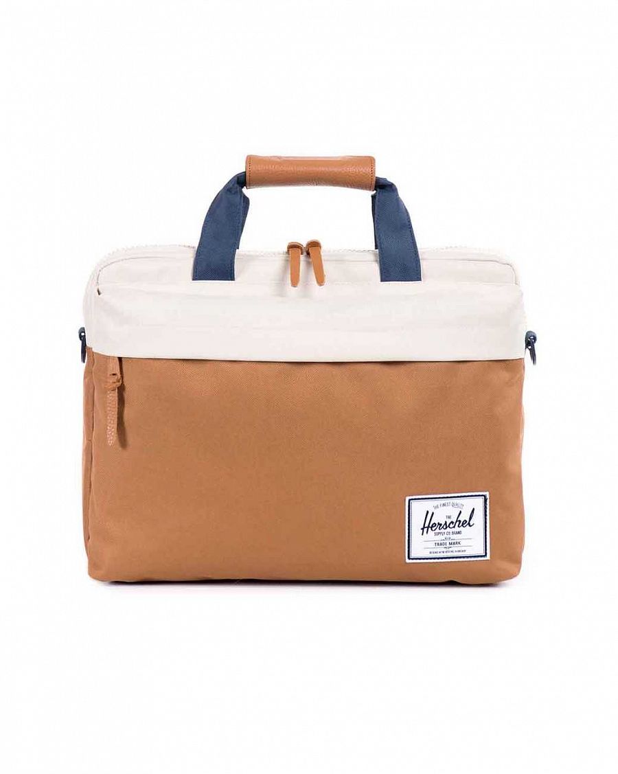 Сумка через плечо для 15 ноутбука Herschel Clark Caramel Natural отзывы