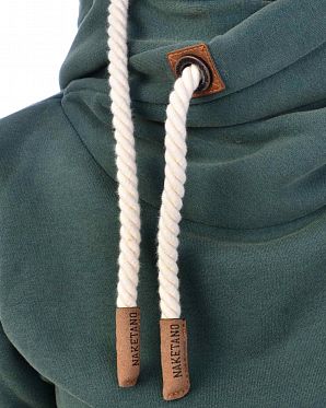 Толстовка женская с капюшоном Naketano Karsal Dark Green