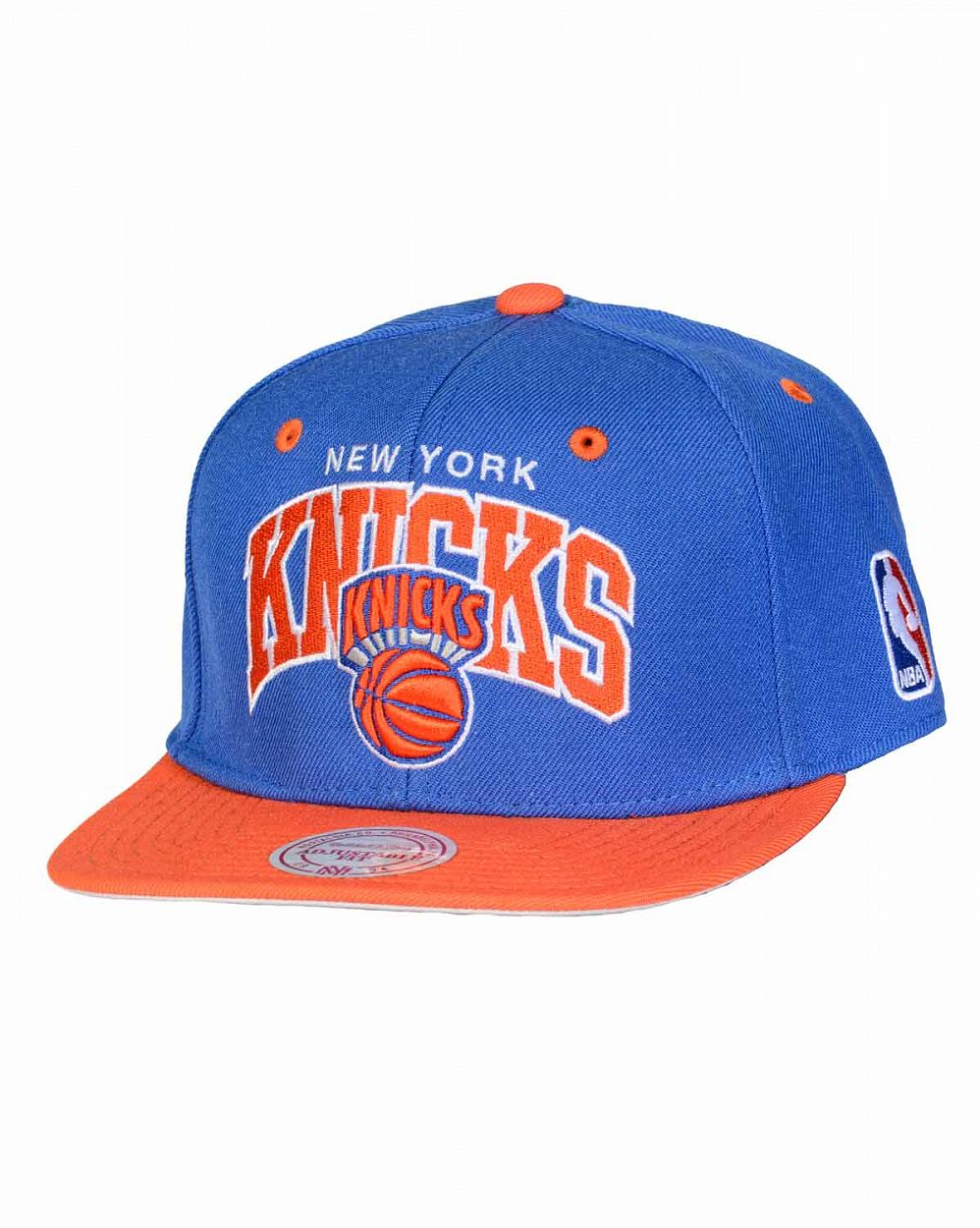 Бейсболка с прямым козырьком Mitchell and Ness 2 TONE TEAM ARCH New York Knicks Blue отзывы