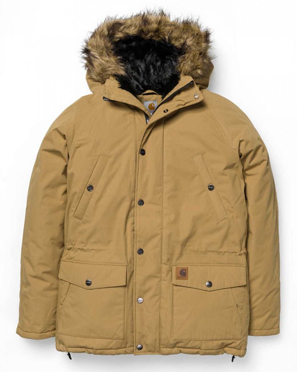 Парка мужская водоотталкивающая зимняя Carhartt WIP Trapper Bisque отзывы