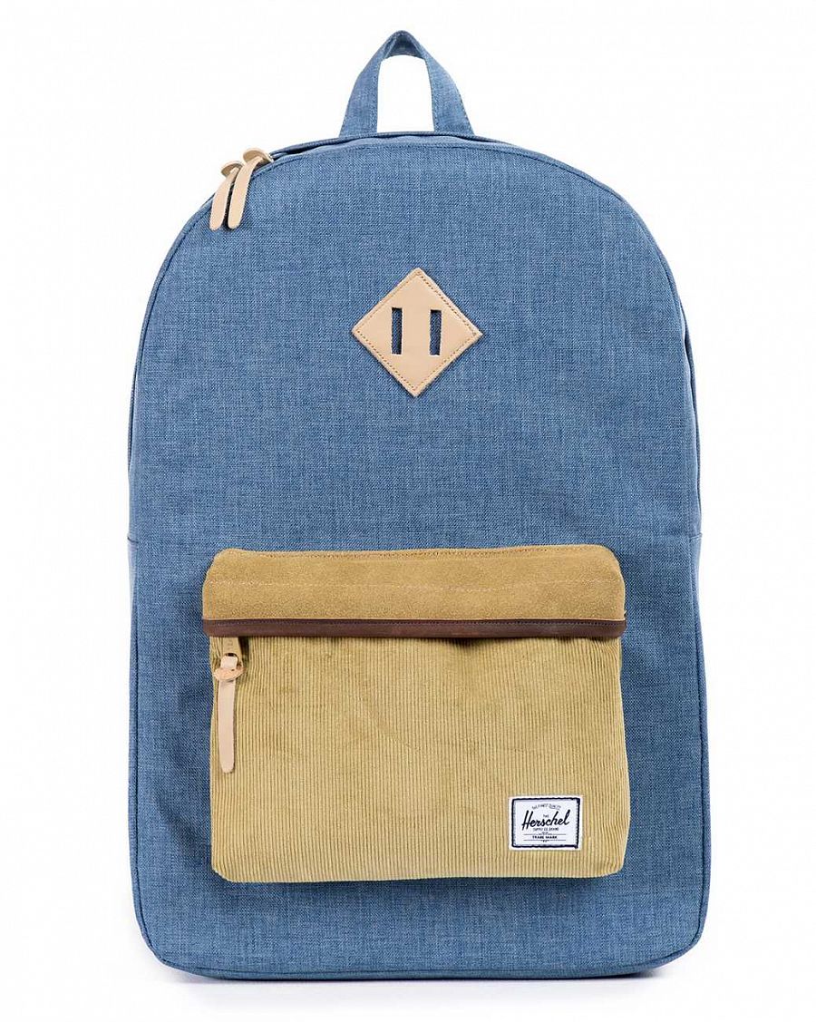 Рюкзак городской с отделом для 15 ноутбука Herschel Heritage Navy Straw отзывы Рюкзак городской с отделом для 15 ноутбука Herschel Heritage Navy Straw отзывы
