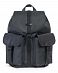 Рюкзак маленький водоотталкивающий веган Herschel Dawson Black Leather отзывы