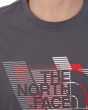 Футболка мужская The North Face New Stripe 19 Tee Grey Футболка мужская The North Face New Stripe 19 Tee Grey