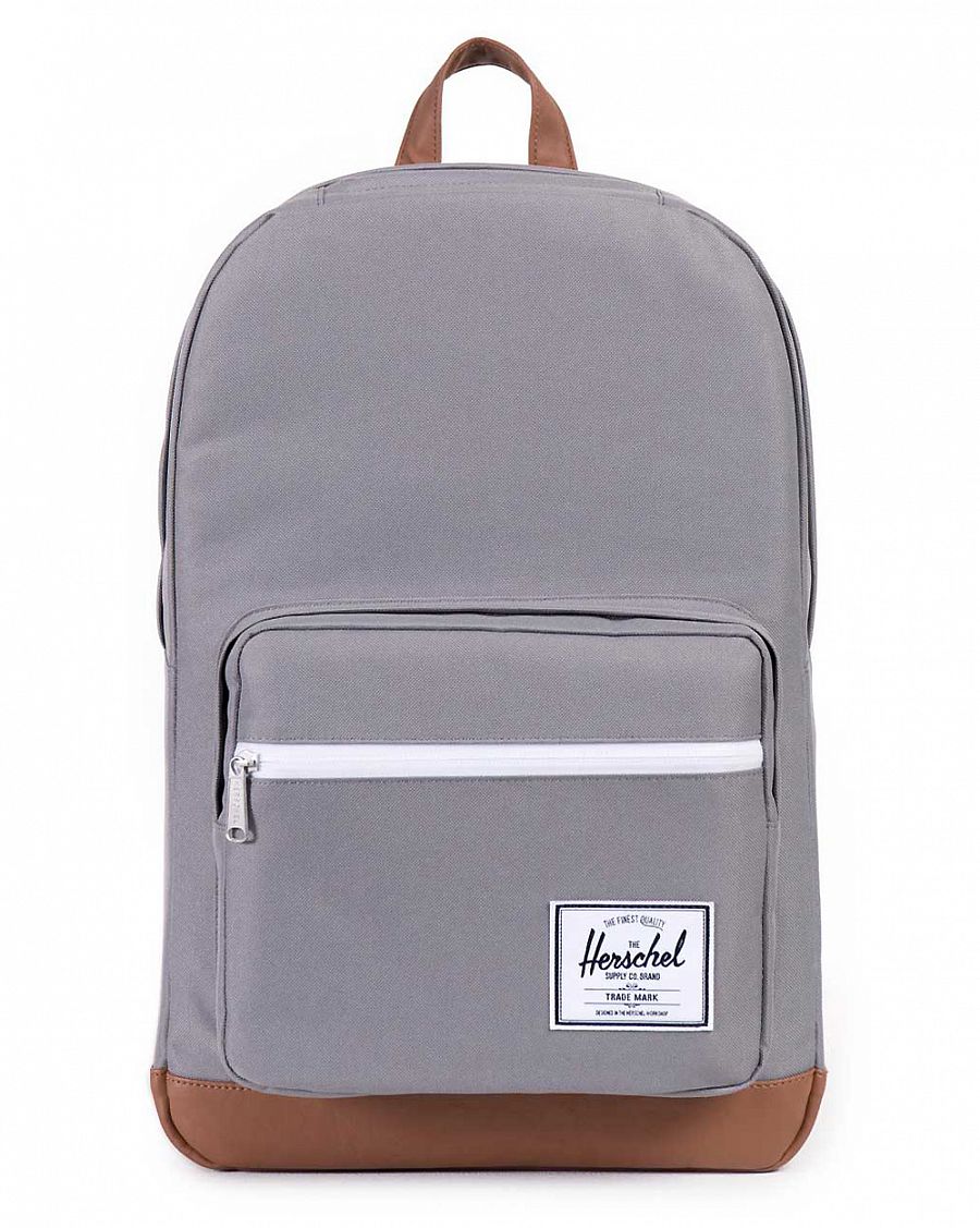 Рюкзак водоотталкивающий с отделом для 15 ноутбука Herschel Pop Quiz Grey Tan отзывы