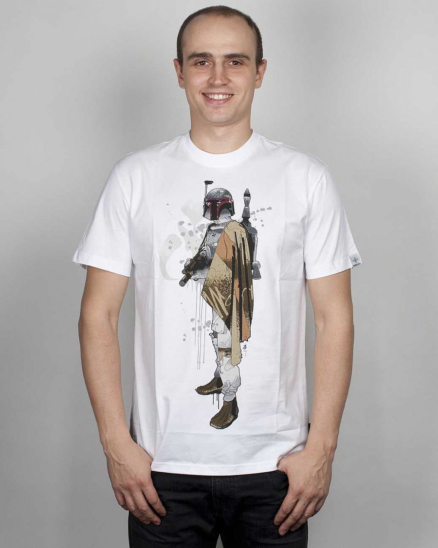 купить Футболка Addict Star Wars Boba Fett White в Москве купить Футболка Addict Star Wars Boba Fett White в Москве